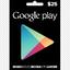 Carte cadeau Google play  25€