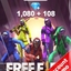 free fire 1080 + 108 diamonds pins garena