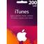 itunes gift card usa 200 usd