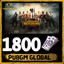 PUBG MOBILE 1800 UC GLOBAL