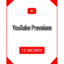 Youtube Premium 12 Month Account