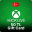 Xbox Live 50 TL Gift Card Turkey