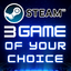 3 Games Steam of Your Choice + Warranty + Unl