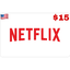 Netflix Gift Card US $15