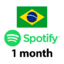 Spotify Brazil - 1 Month Code brl (Stockable)