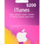 Itunes gift cards 200$ (USA)