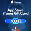 Apple Itunes 100 TL TRY (Stockable)