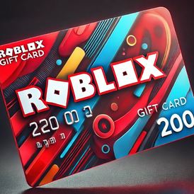 Roblox Gift Card - 200 Robux GLOBAL