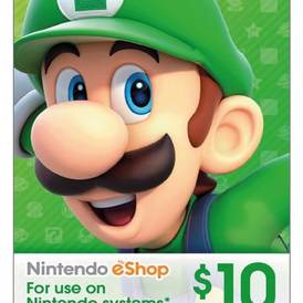 Nintendo eshop 10 USD EE.UU