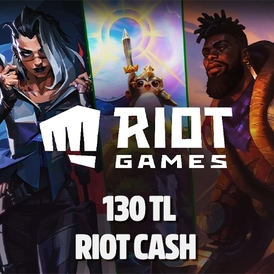 Riot Cash 130 TRY (TL) - Valorant - 515 VP