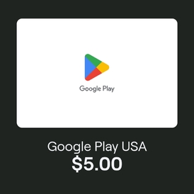 Google Play Gift card USA 5 USD