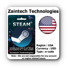 USD 2 Steam US / USA Region Gift Card