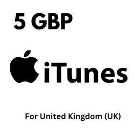 5£ GBP UK iTunes Storable Gift Card