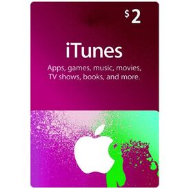 ITunes Gift Card 2$ USD (USA) (Stockable)