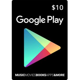 Google Play Gift Card 10$ USA (STOCKABLE)