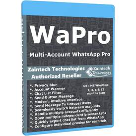 WaPro - Multi Account WhatsApp - 1 Month