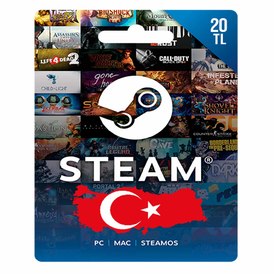 Steam gift card 20 TRY (TÜRKİYE)