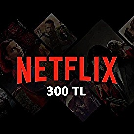 Netflix Gift Card 300₺ TL TRY (Stockable) TR