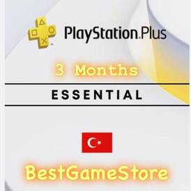 PSN Plus Essential 3 Months Membership-Turkey