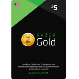 Razer Gold USA gift card 5 USD