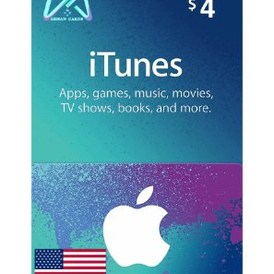 iTunes Gift Card 4 USD USA Version