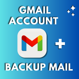 GMAIL ACCOUNT MAIL🌟 +BACKUP MAIL🌟