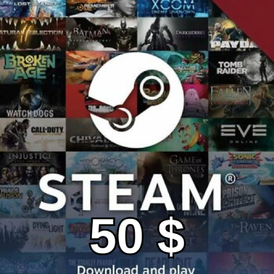 Steam 50$ Balance Account