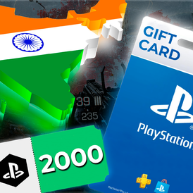 2000 INR 🇮🇳INDIA PlayStation Gift Card