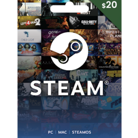 Steam 20 USD Gift Card