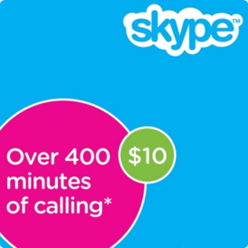 Skype Credit Transfer 10$