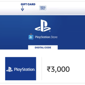 INDIA 🇮🇳3000 INR 🇮🇳Gift Card (PlayStation