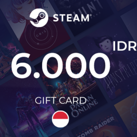 Steam Wallet Gift Card 6000 IDR (Indonesia)