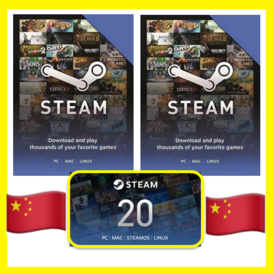 Steam Wallet Gift Card China 2.5 Yuan