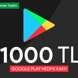 1000 TL Google Play Gift Card Turkey