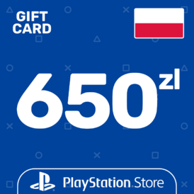 PlayStation Network 650 PLN (Poland) Stockabl