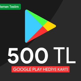 500 TRY Google Play Gift Card Turkey