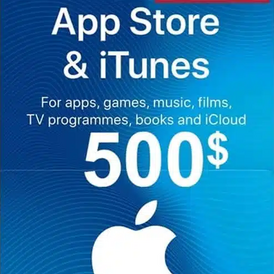 ITunes Gift Card USِA 500$ Stockable