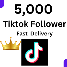 5000 Tiktok follower Real Follower None Drop