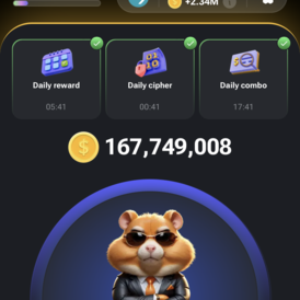 Hamster 2.4M PPH + Pixelverse 20M + Tapswap 1