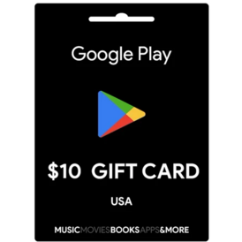 🚀Google Play Gift Cards 10 USD