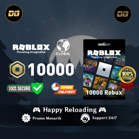 Roblox 10000 Robux Gift Card Global Region 🌎