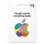 Itunes Gift Card 75 USD (USA Version)