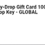 Key drop gift card USA 100 USD