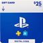 Playstation PSN $25 USA (Storable)