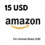 Amazon US 15 USD Storable Card