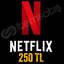 Netflix Gift Card 250 ₺ TL TRY (Stockable) TR