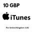 iTunes UK Gift Card - 10 GBP