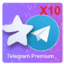 10 Telegram premium 1 Month(Bulk x10)