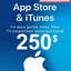 ITunes Gift Card 250$ (USA) STOCK 2 Day