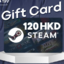 Steam Wallet Card 120 HKD Hong Kong Stockable